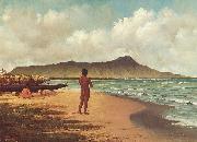 Elizabeth Armstrong Hawaiians at Rest oil painting
